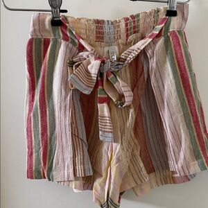 Becca Striped Multicolor Women's Shorts